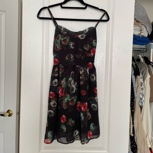 Floral Spaghetti Strap Dress